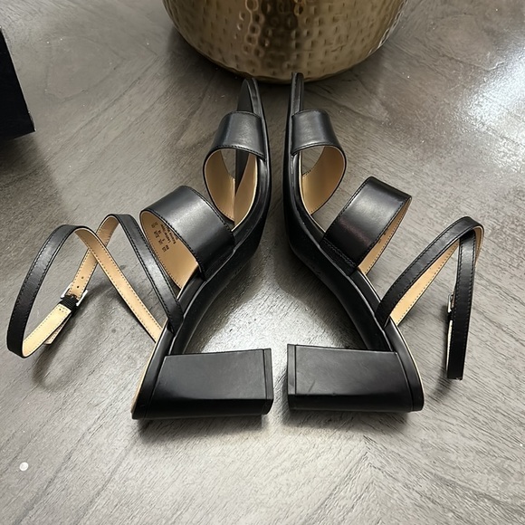 Naturalizer Womens Trinity Leather Square Toe Heels - Picture 7 of 10